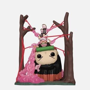 Funko Pop! 6" Deluxe Demon Slayer Nezuko Kamado in Web #1418 Glow Box Lunch Ex